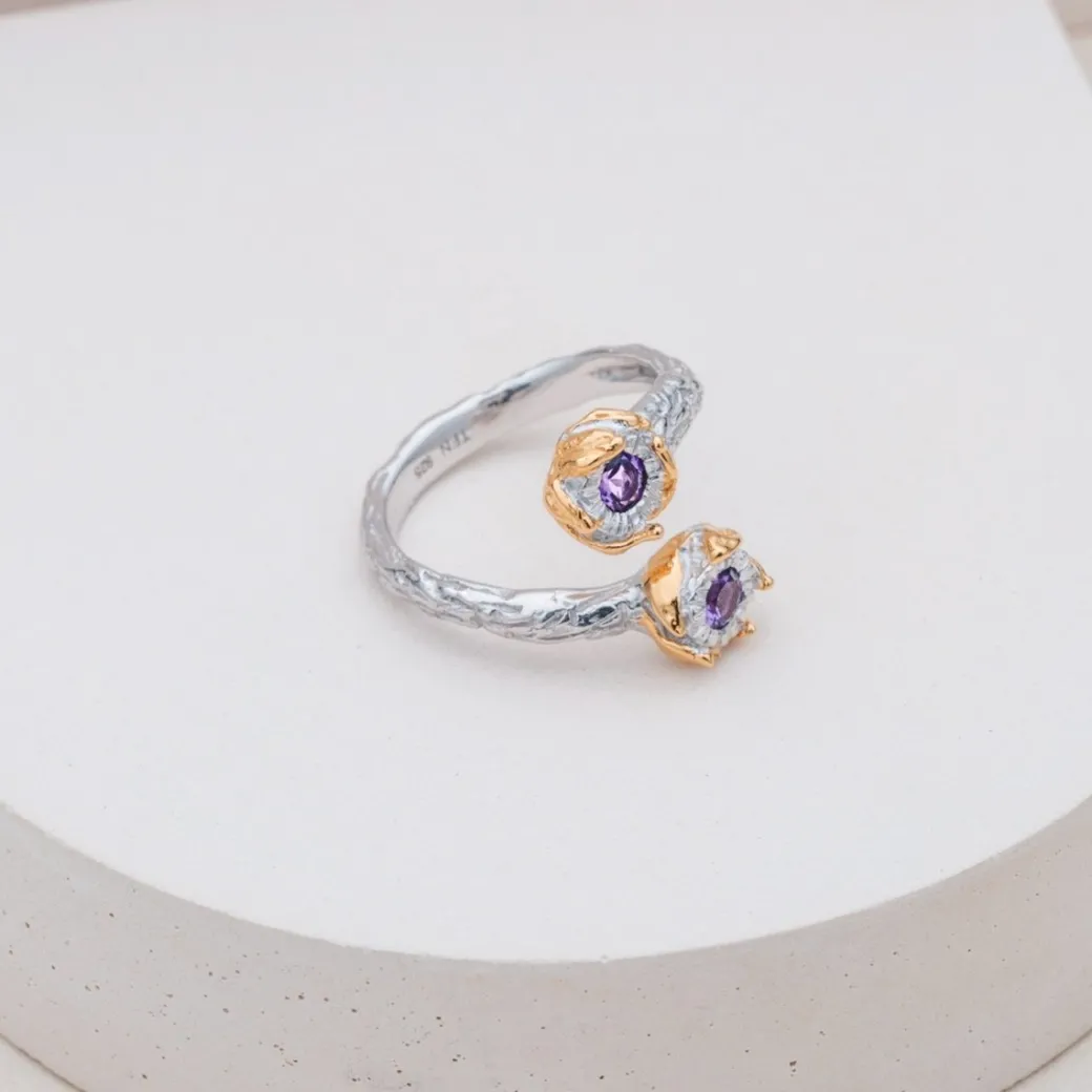 Holzkern Silverstream Ring|DAMES Ringen|Sieraden
