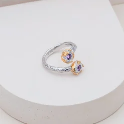 Holzkern Silverstream Ring|DAMES Ringen|Sieraden