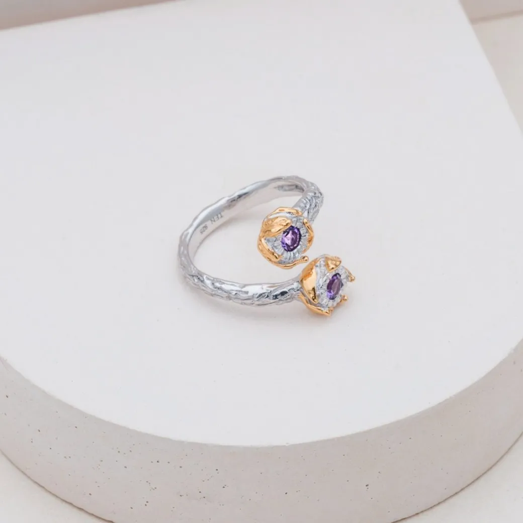 Holzkern Silverstream Ring|DAMES Ringen|Sieraden