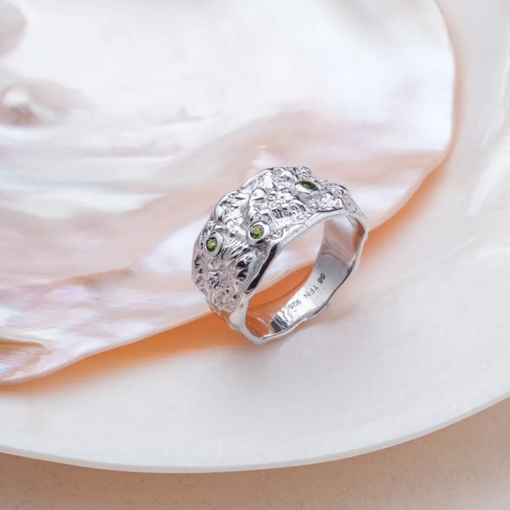 Holzkern Silverstream Ring|DAMES Ringen|Sieraden