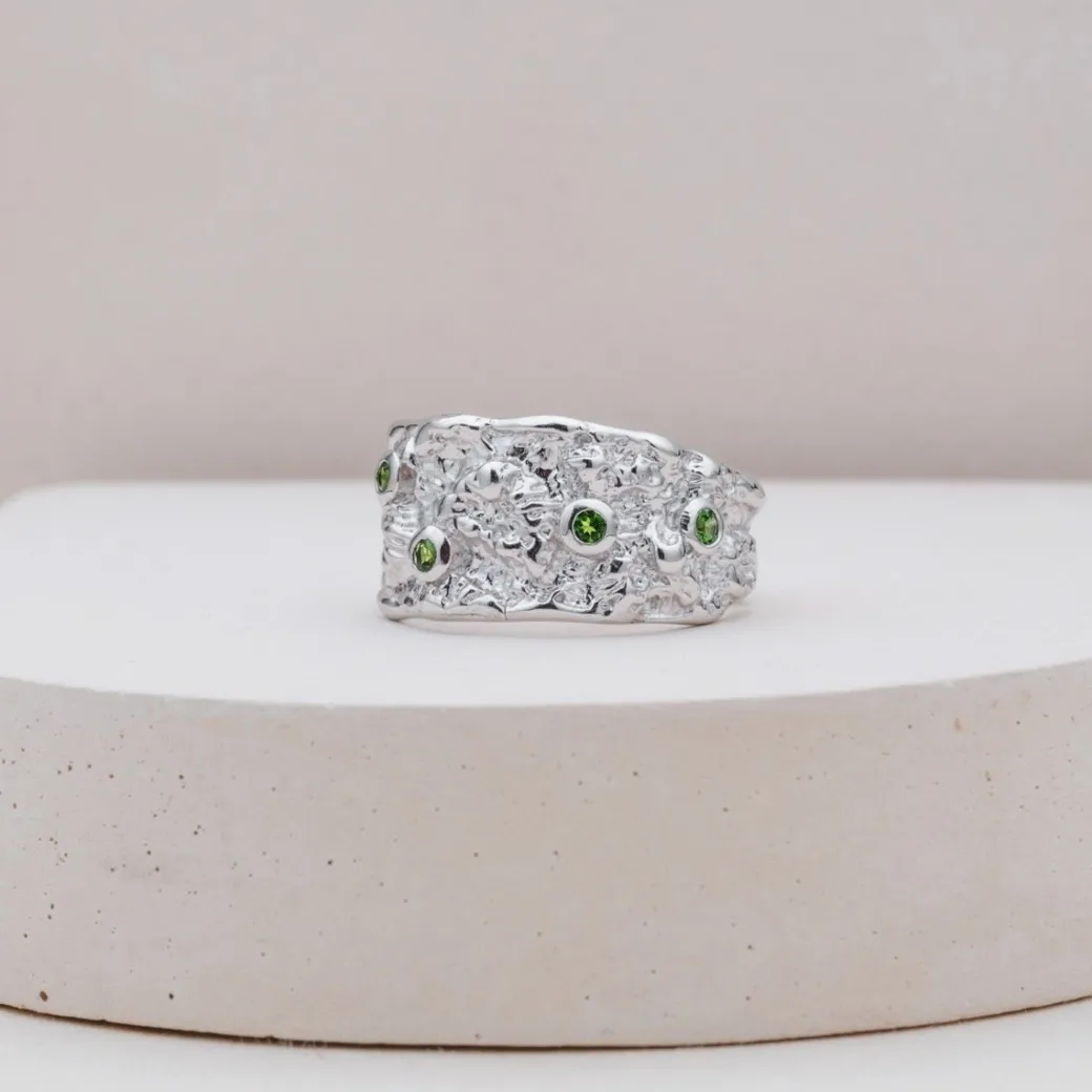 Holzkern Silverstream Ring|DAMES Ringen|Sieraden