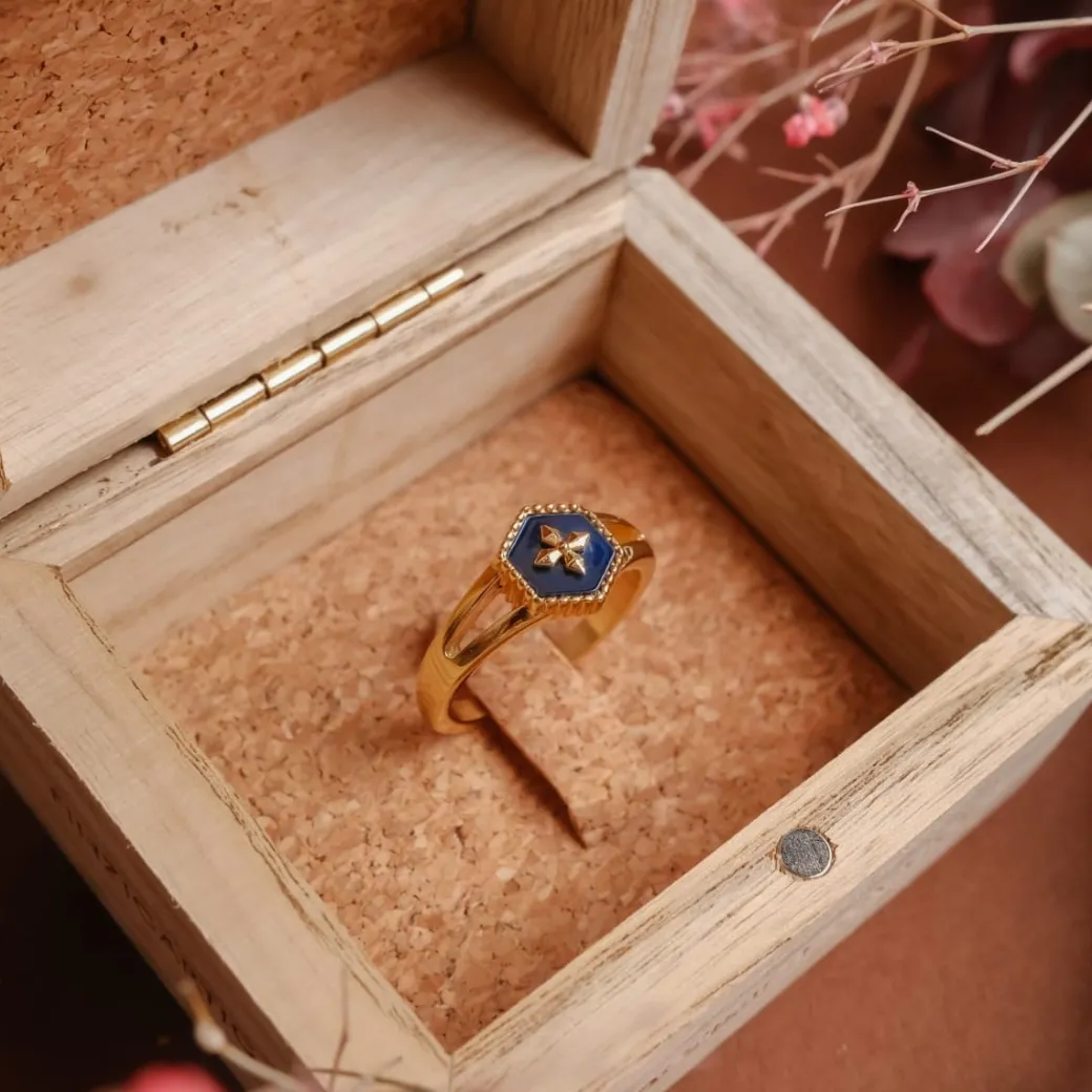 Holzkern Spectral Ring|DAMES Ringen|Sieraden