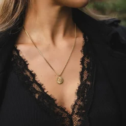 Holzkern Stencil Ketting|DAMES Kettingen|Sieraden