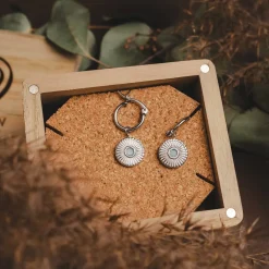 Holzkern Stencil Oorbellen|DAMES Oorbellen|Sieraden