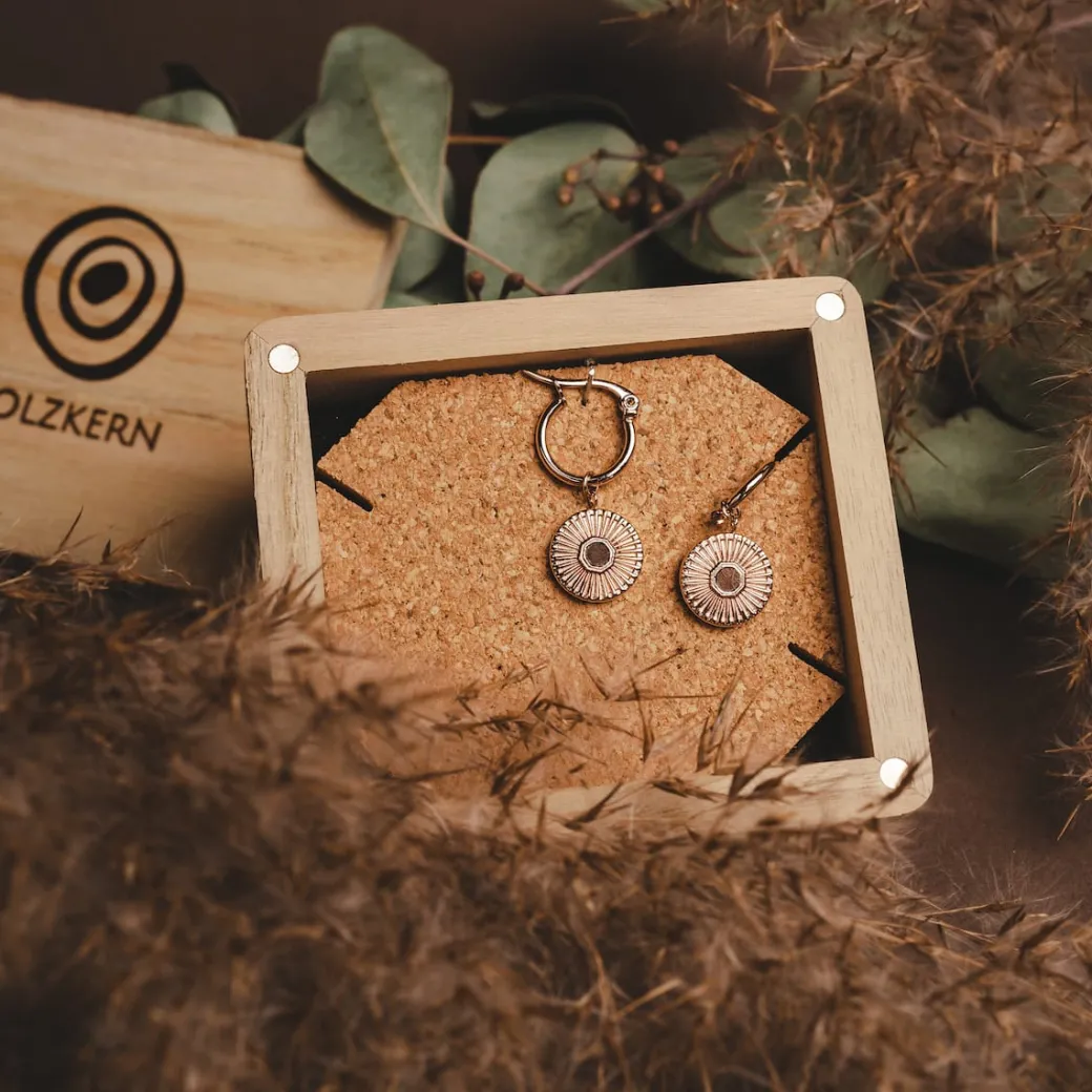 Holzkern Stencil Oorbellen|DAMES Oorbellen|Sieraden