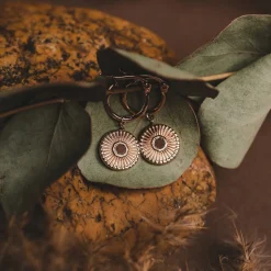 Holzkern Stencil Oorbellen|DAMES Oorbellen|Sieraden