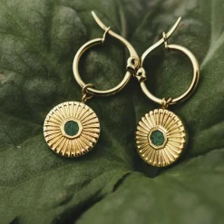 Holzkern Stencil Oorbellen|DAMES Oorbellen|Sieraden