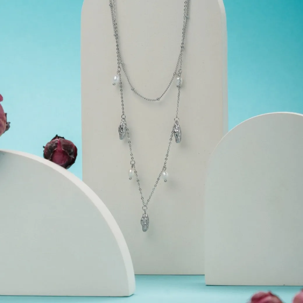 Holzkern SUMMERSWEET DUBBELE KETTING|DAMES Kettingen|Sieraden