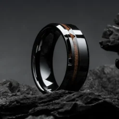 Holzkern Sumo Ring|Heren Ringen|Sieraden