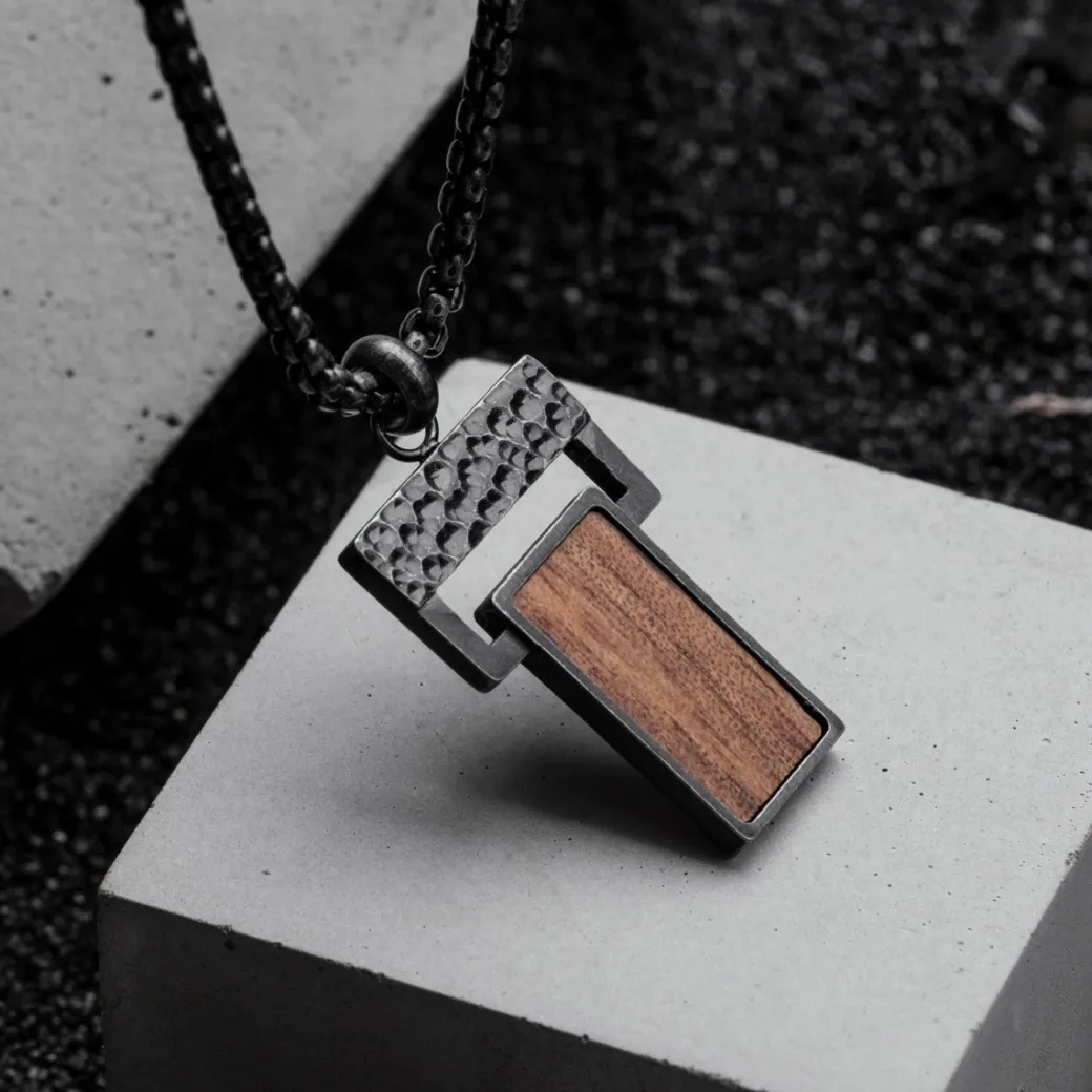 Holzkern Transcendent|Heren Kettingen|Sieraden
