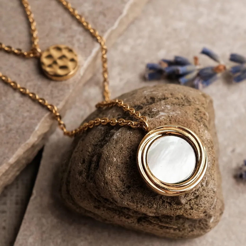 Holzkern Zendala Halskette|DAMES Kettingen|Sieraden