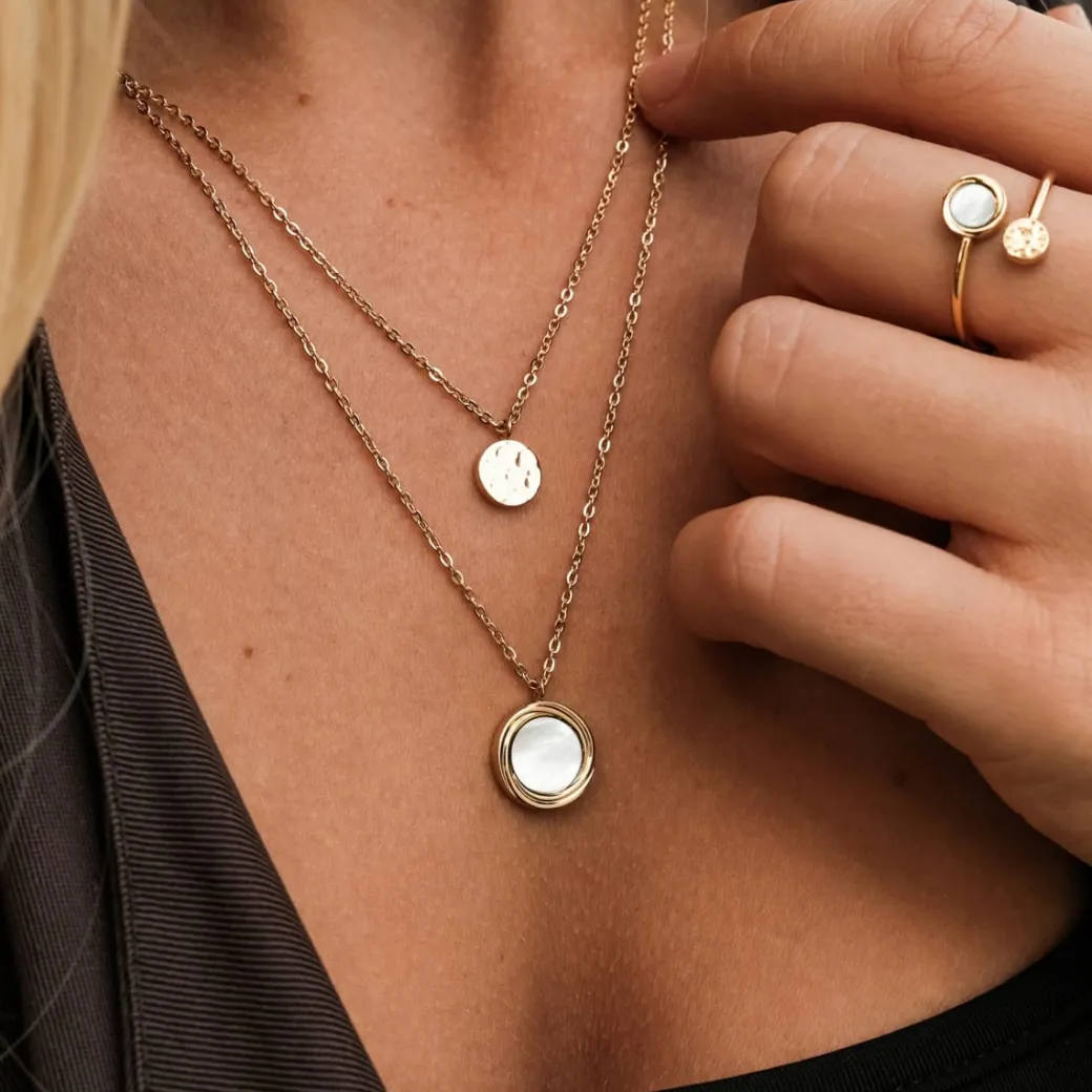 Holzkern Zendala Halskette|DAMES Kettingen|Sieraden