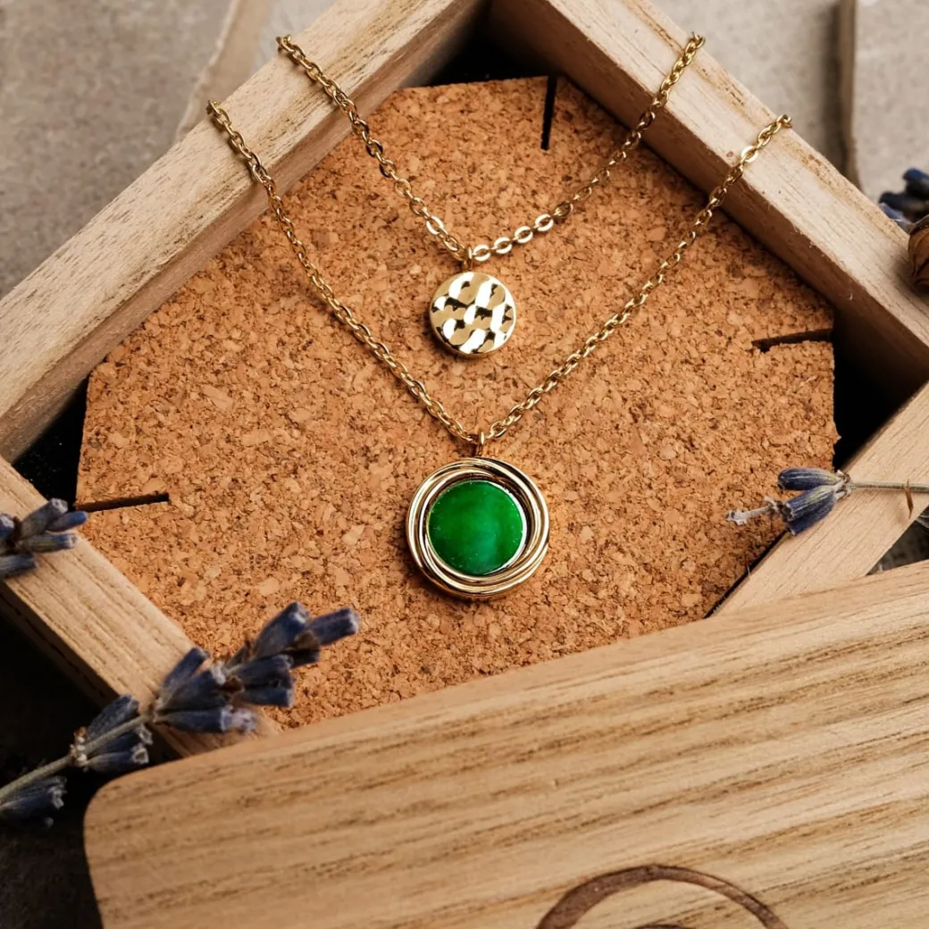 Holzkern Zendala Ketting|DAMES Kettingen|Sieraden