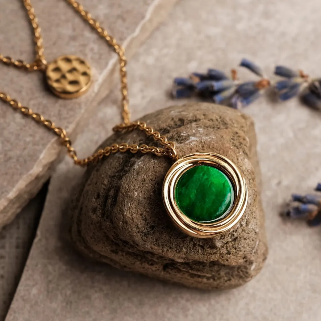 Holzkern Zendala Ketting|DAMES Kettingen|Sieraden