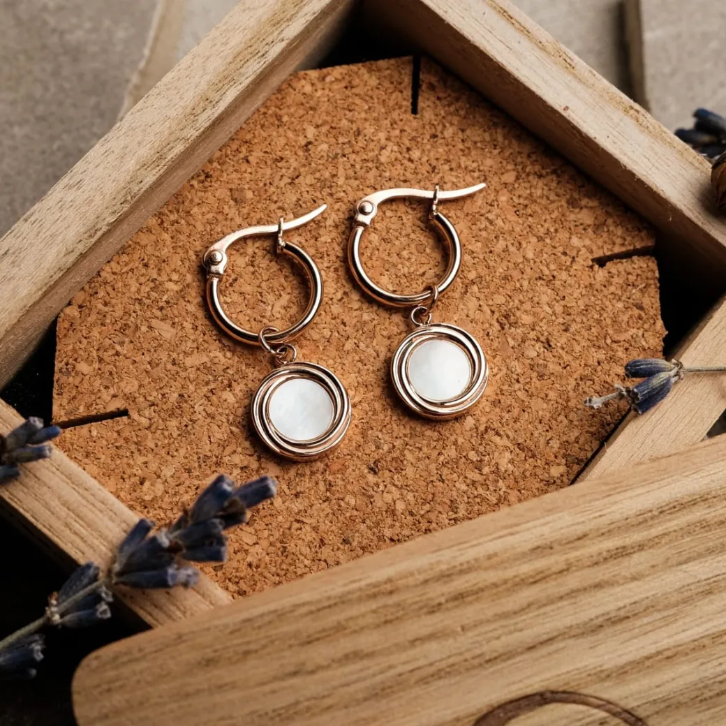 Holzkern Zendala Oorbellen|DAMES Oorbellen|Sieraden