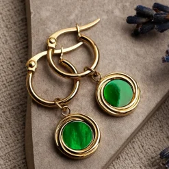 Holzkern Zendala Oorbellen|DAMES Oorbellen|Sieraden