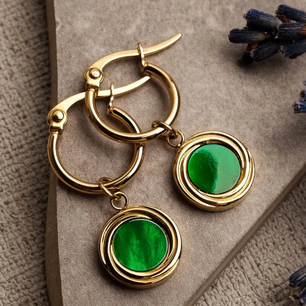 Holzkern Zendala Oorbellen|DAMES Oorbellen|Sieraden