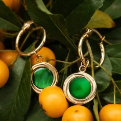 Holzkern Zendala Oorbellen|DAMES Oorbellen|Sieraden