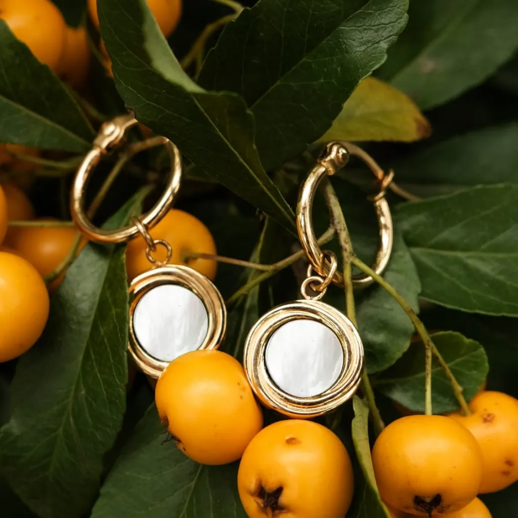 Holzkern Zendala Oorbellen|DAMES Oorbellen|Sieraden