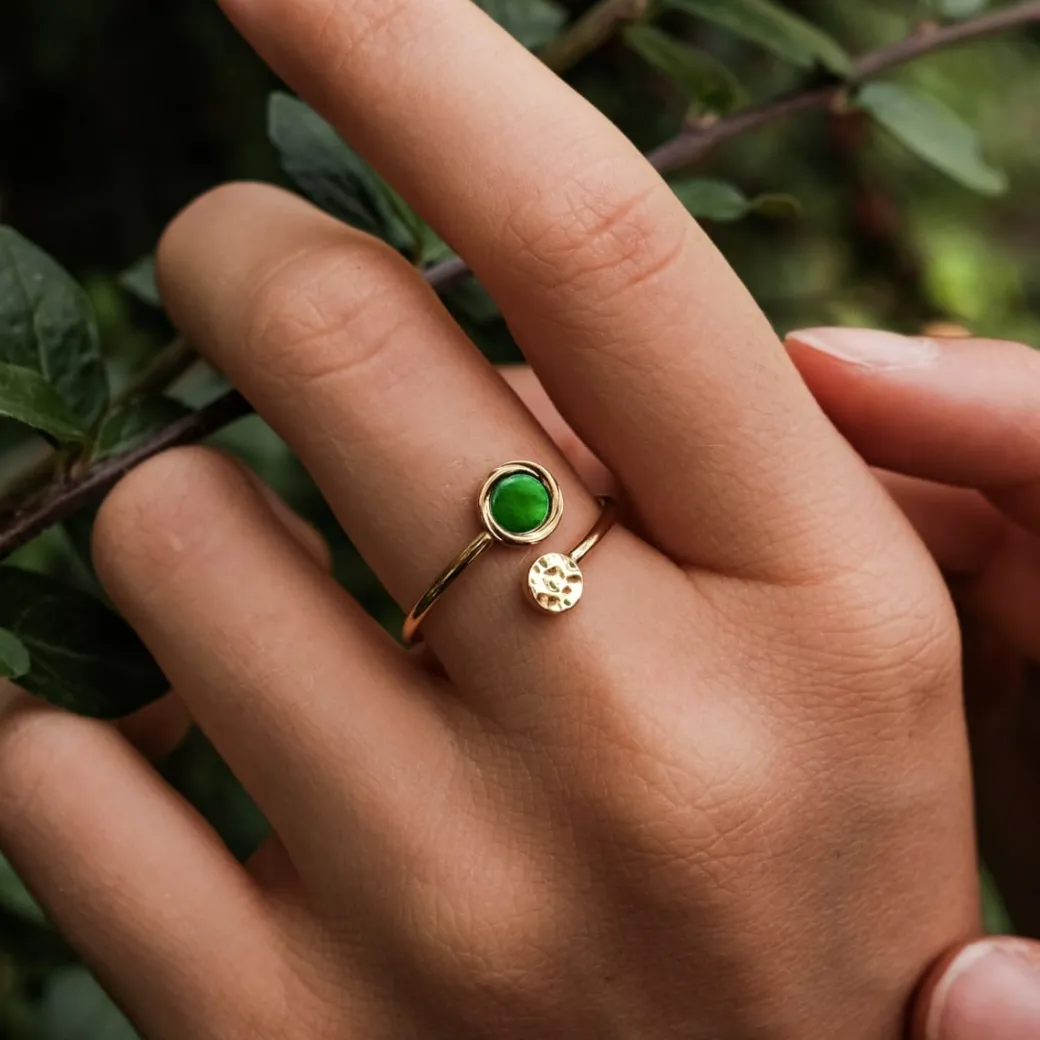 Holzkern Zendala Ring|DAMES Ringen|Sieraden