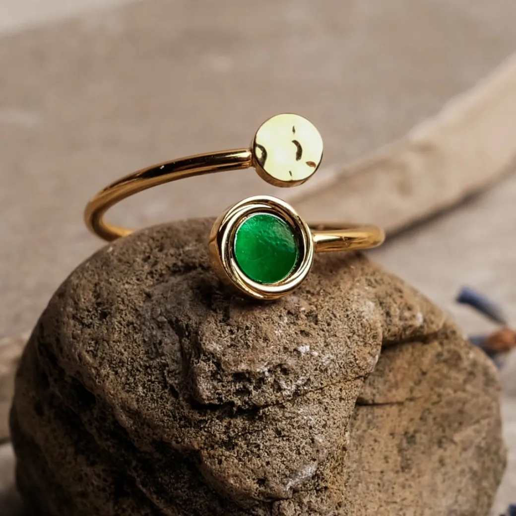 Holzkern Zendala Ring|DAMES Ringen|Sieraden