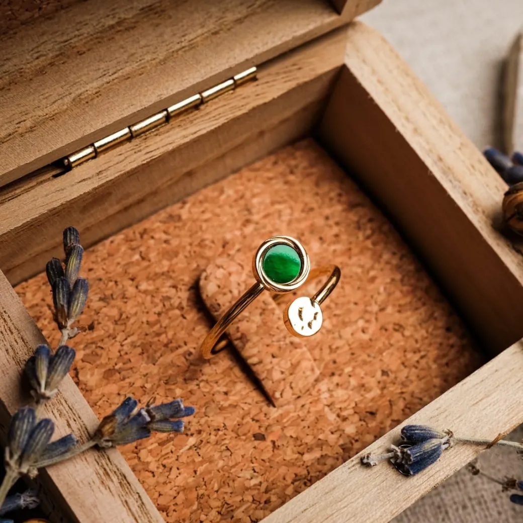 Holzkern Zendala Ring|DAMES Ringen|Sieraden
