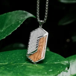 Holzkern ZIGZAG KETTING|Heren Kettingen|Sieraden