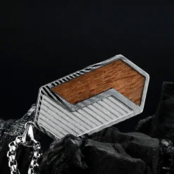 Holzkern ZIGZAG KETTING|Heren Kettingen|Sieraden