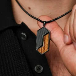 Holzkern ZIGZAG KETTING|Heren Kettingen|Sieraden