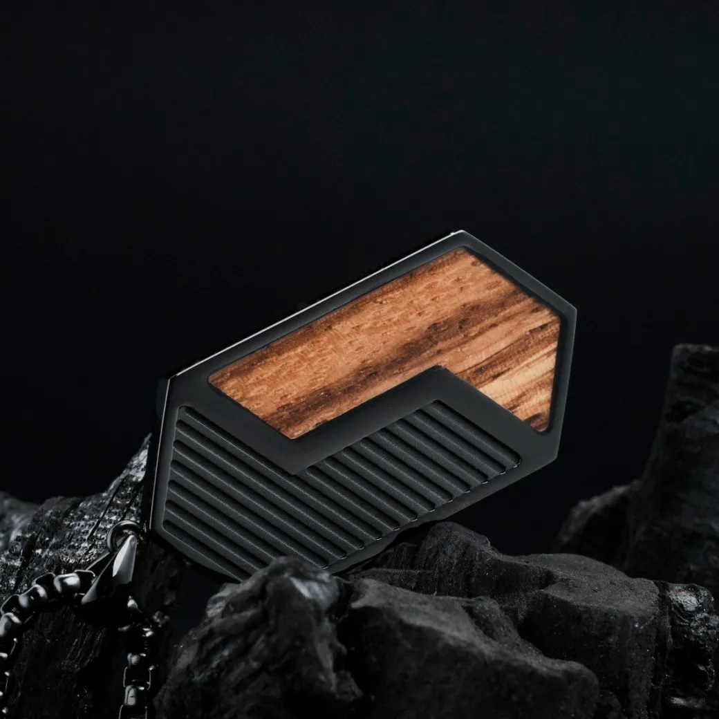 Holzkern ZIGZAG KETTING|Heren Kettingen|Sieraden